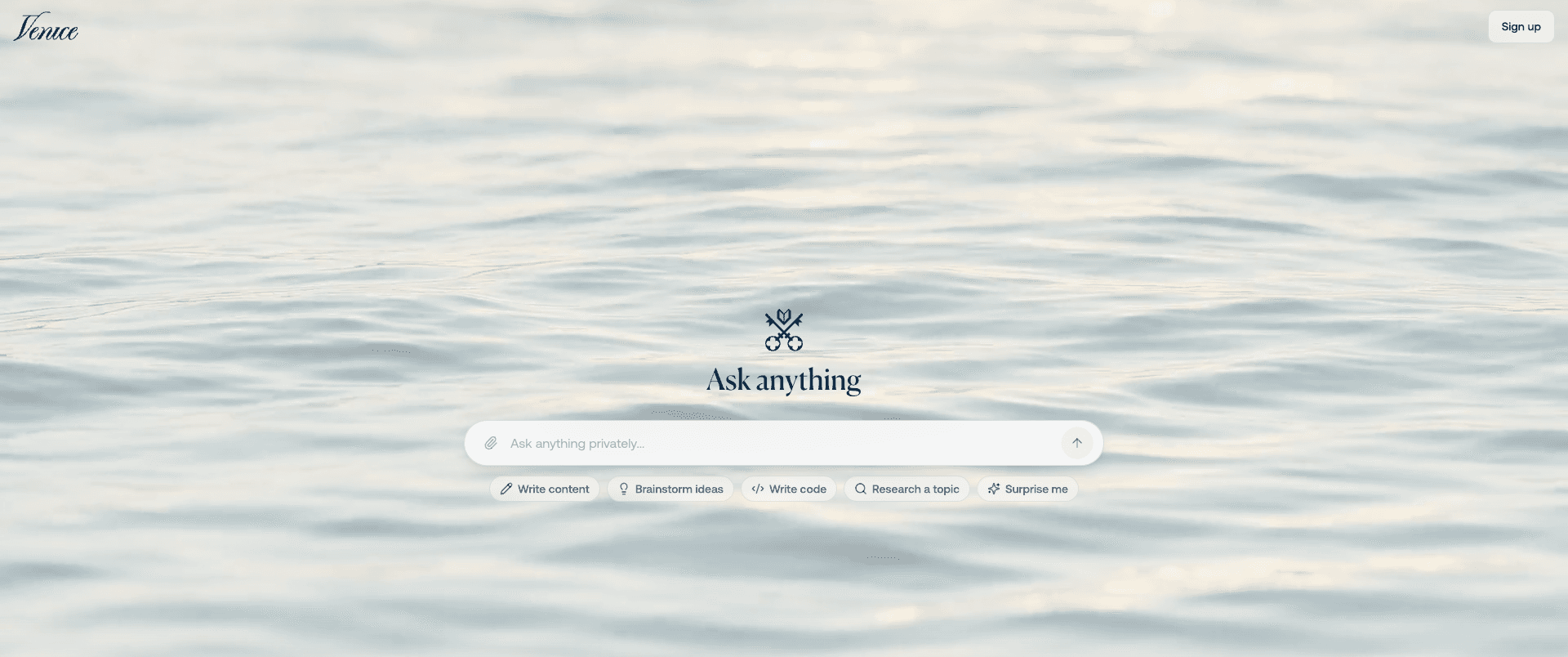 Venice homepage