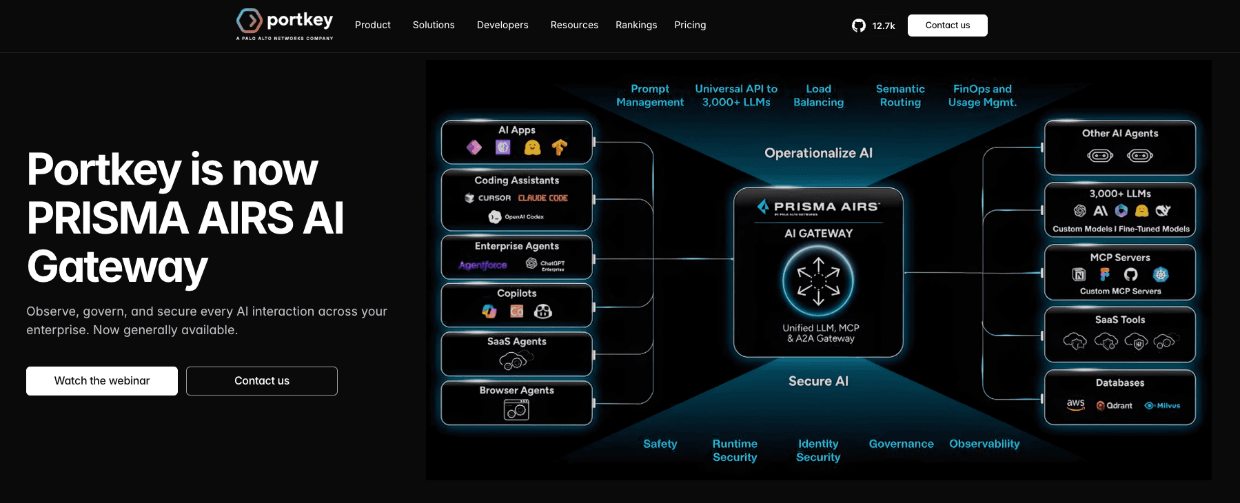 Portkey homepage