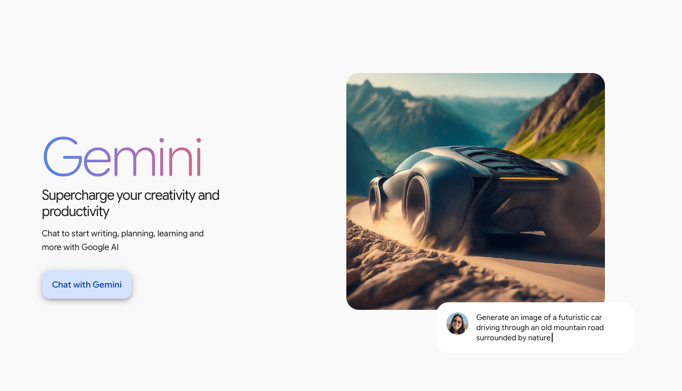 Gemini Home Page
