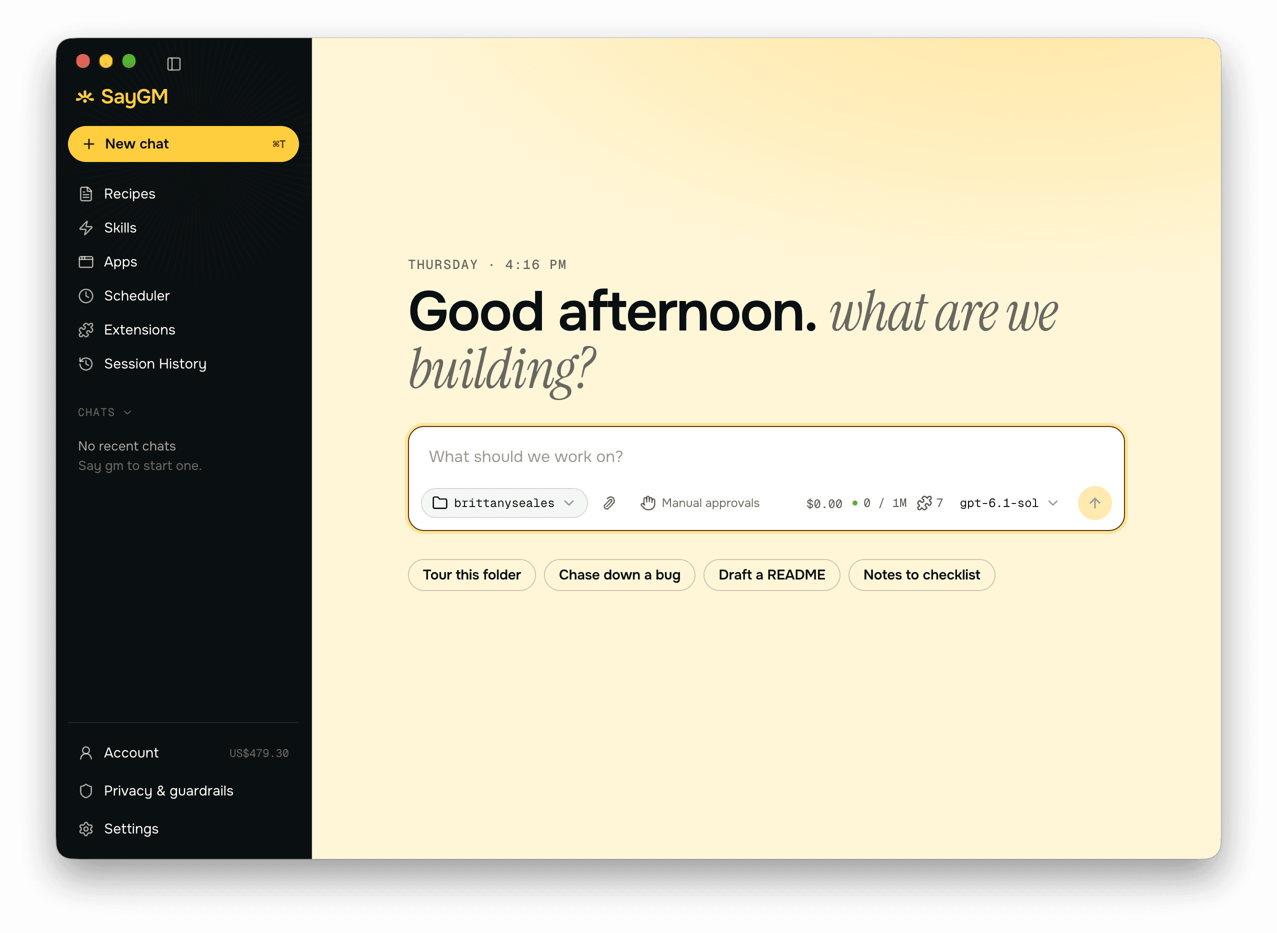SayGM Desktop App